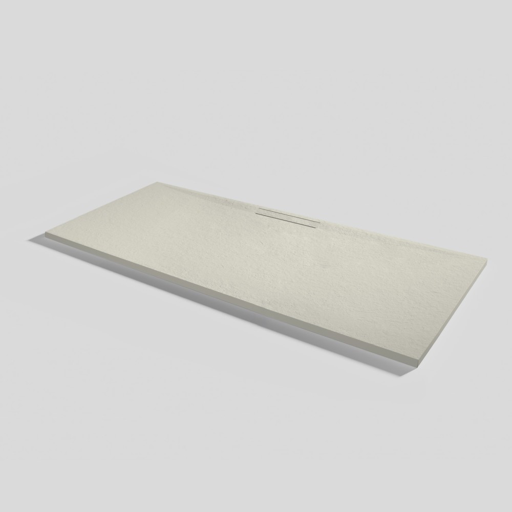 Duschwanne Kos Slate Beige Rechteckig 180x80