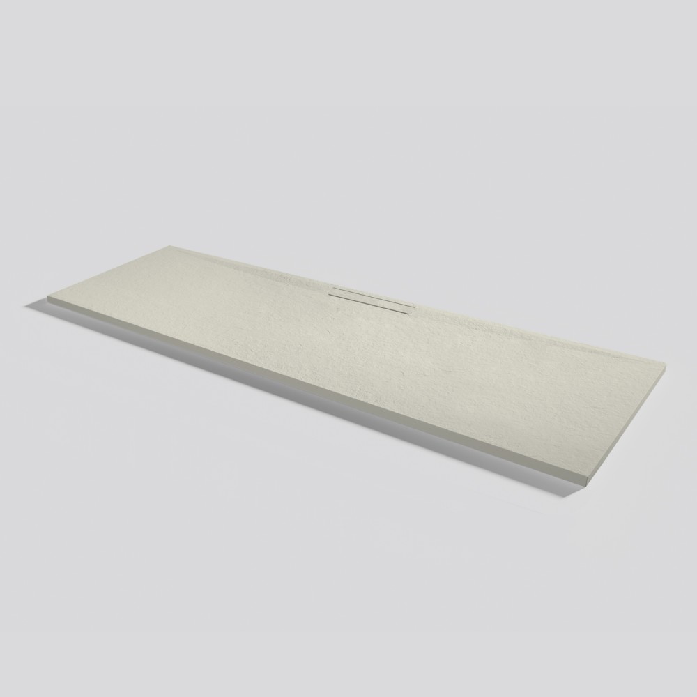 Receveur de douche Kos Slate Beige Rectangulaire 200x70