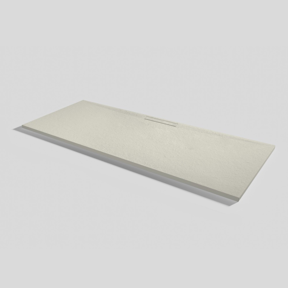 Duschwanne Kos Slate Beige Rechteckig 200x80