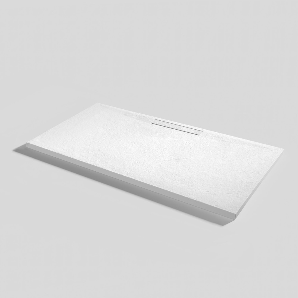 Plato de ducha Kos Slate Blanco Rectangular 120x70