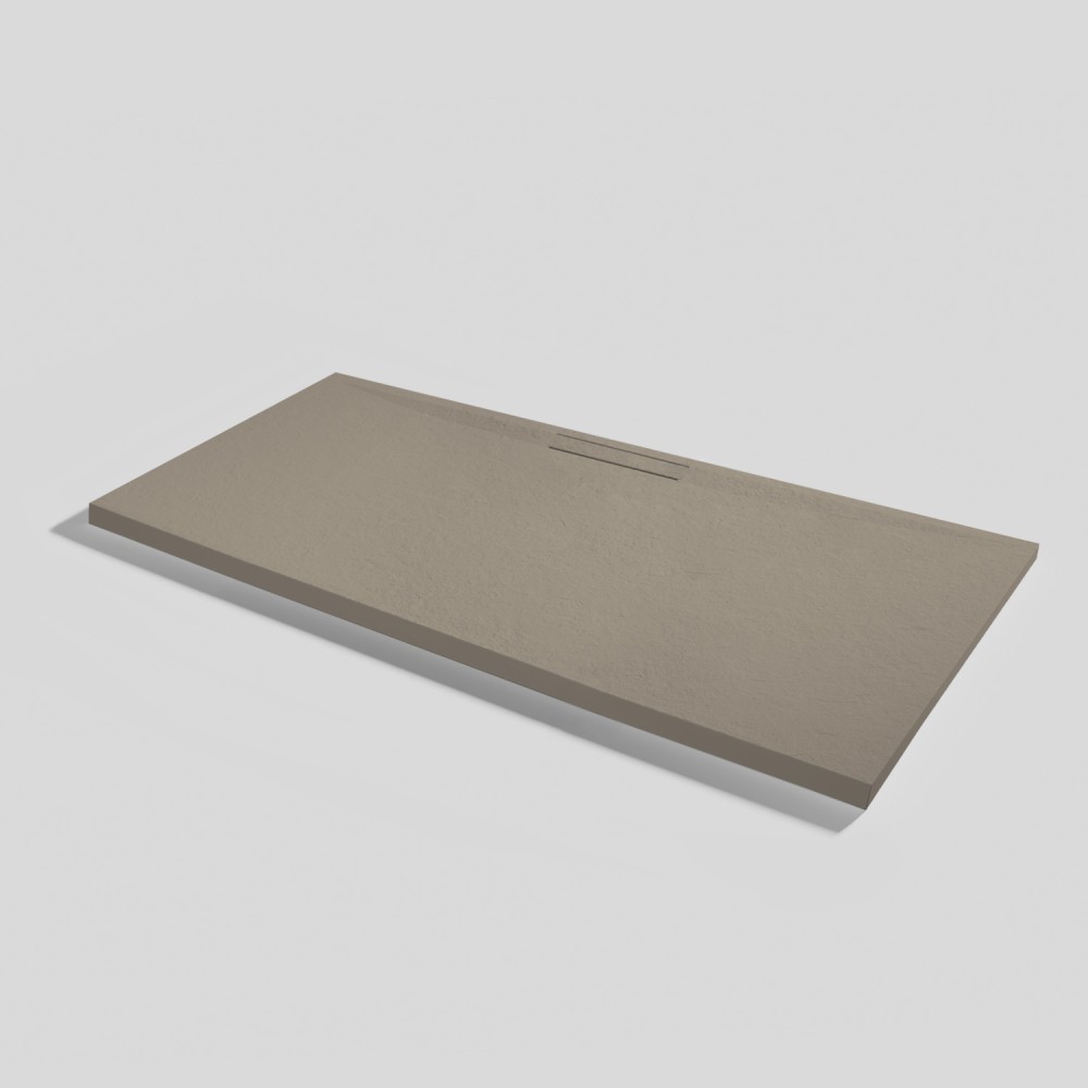 Duschwanne Kos Slate Capuccino Rechteckig 160x80