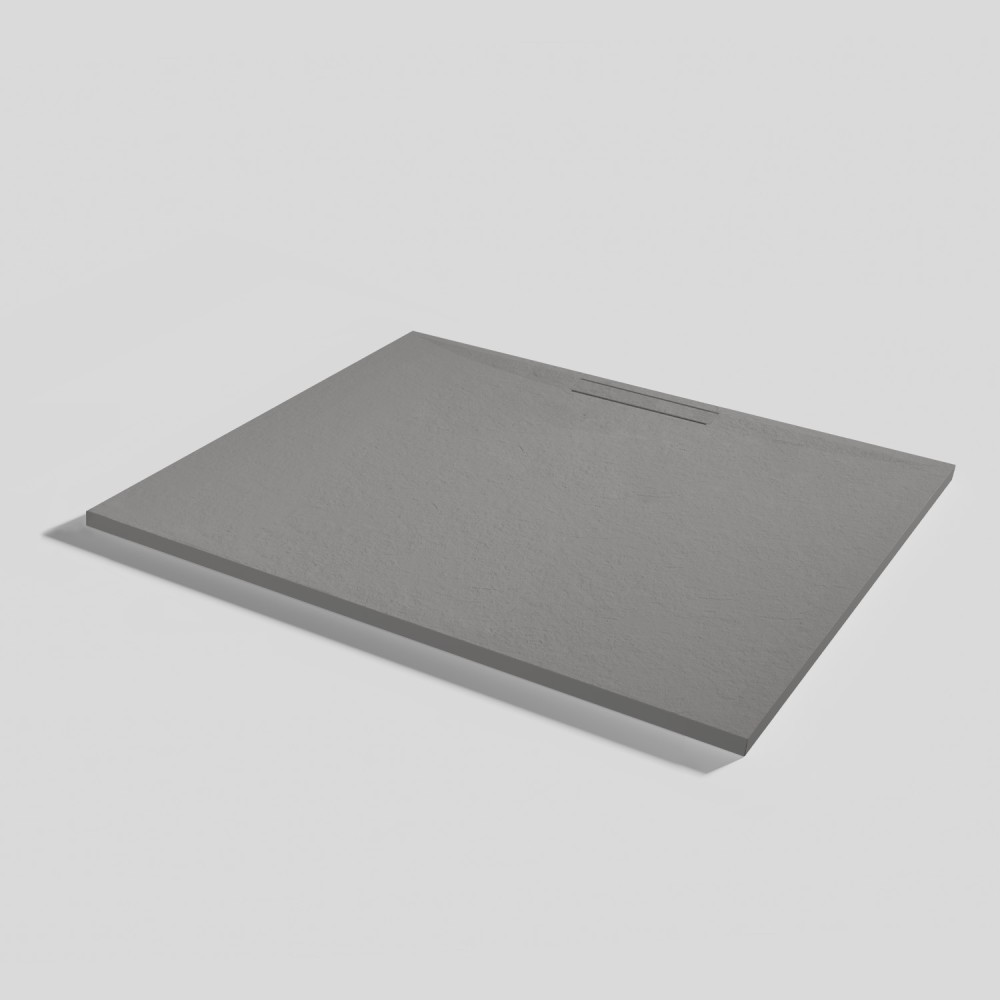 Receveur de douche Kos Slate Cemento Rectangulaire 120x100
