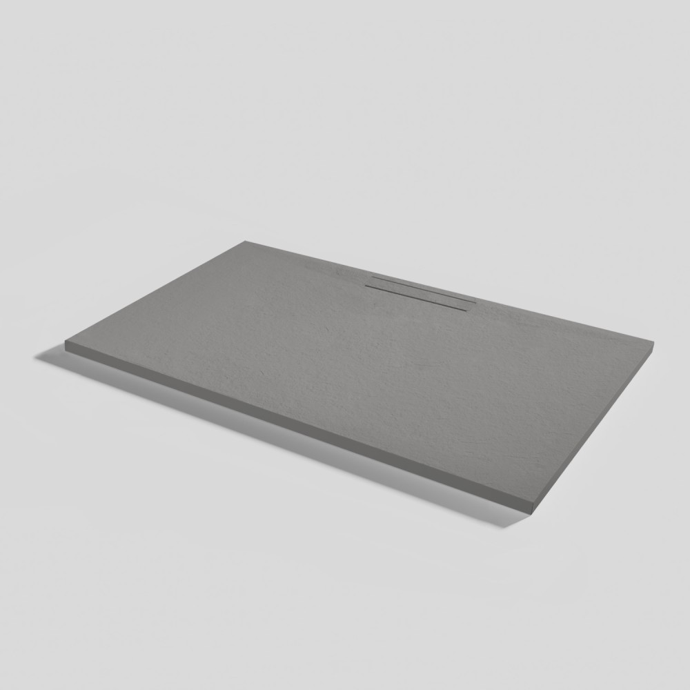 Receveur de douche Kos Slate Cemento Rectangulaire 120x80