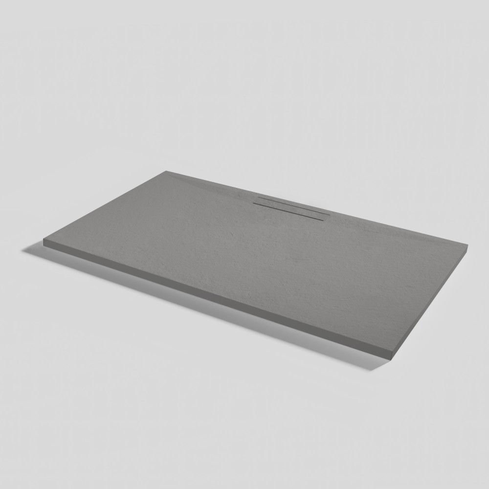 Receveur de douche Kos Slate Cemento Rectangulaire 140x70