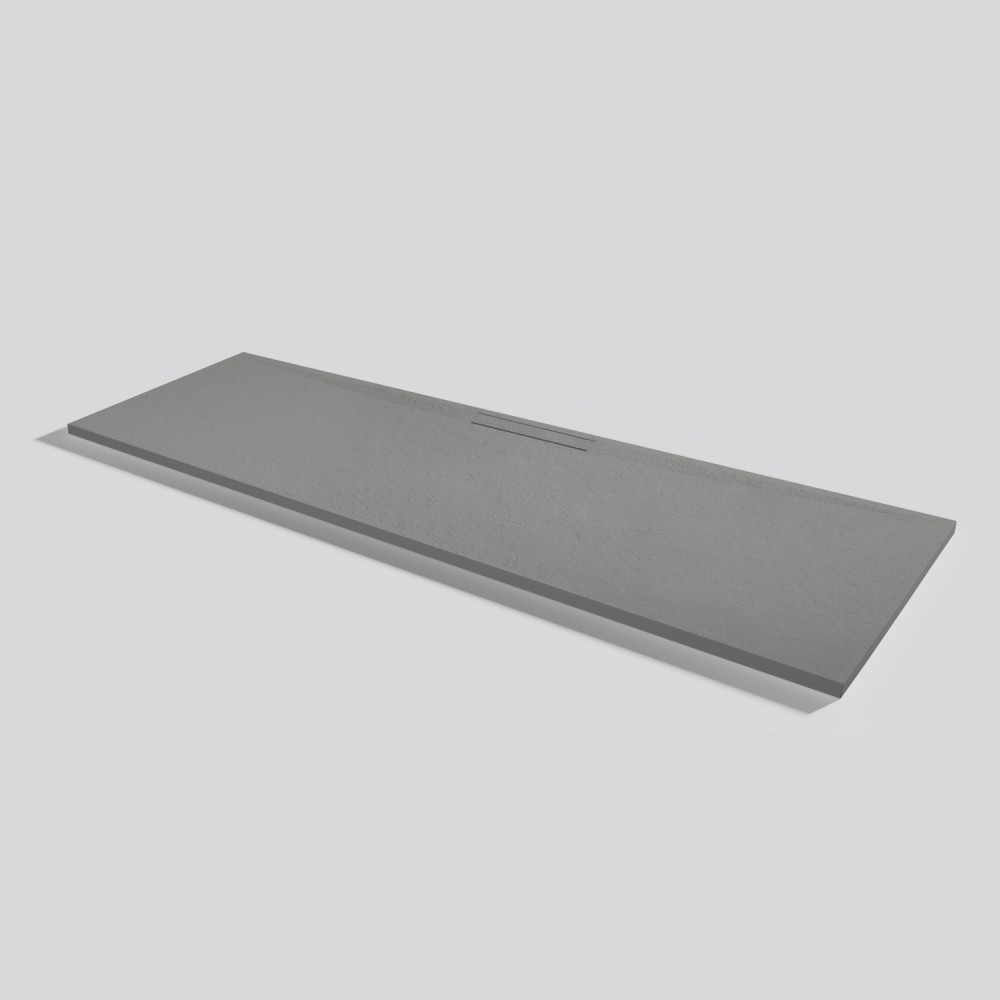 Receveur de douche Kos Slate Cemento Rectangulaire 200x70