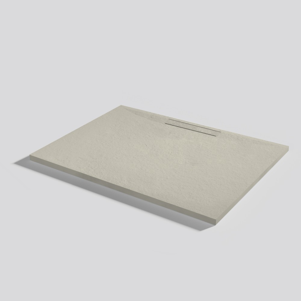 Shower tray Kos Slate Crema Rectangular 100x80