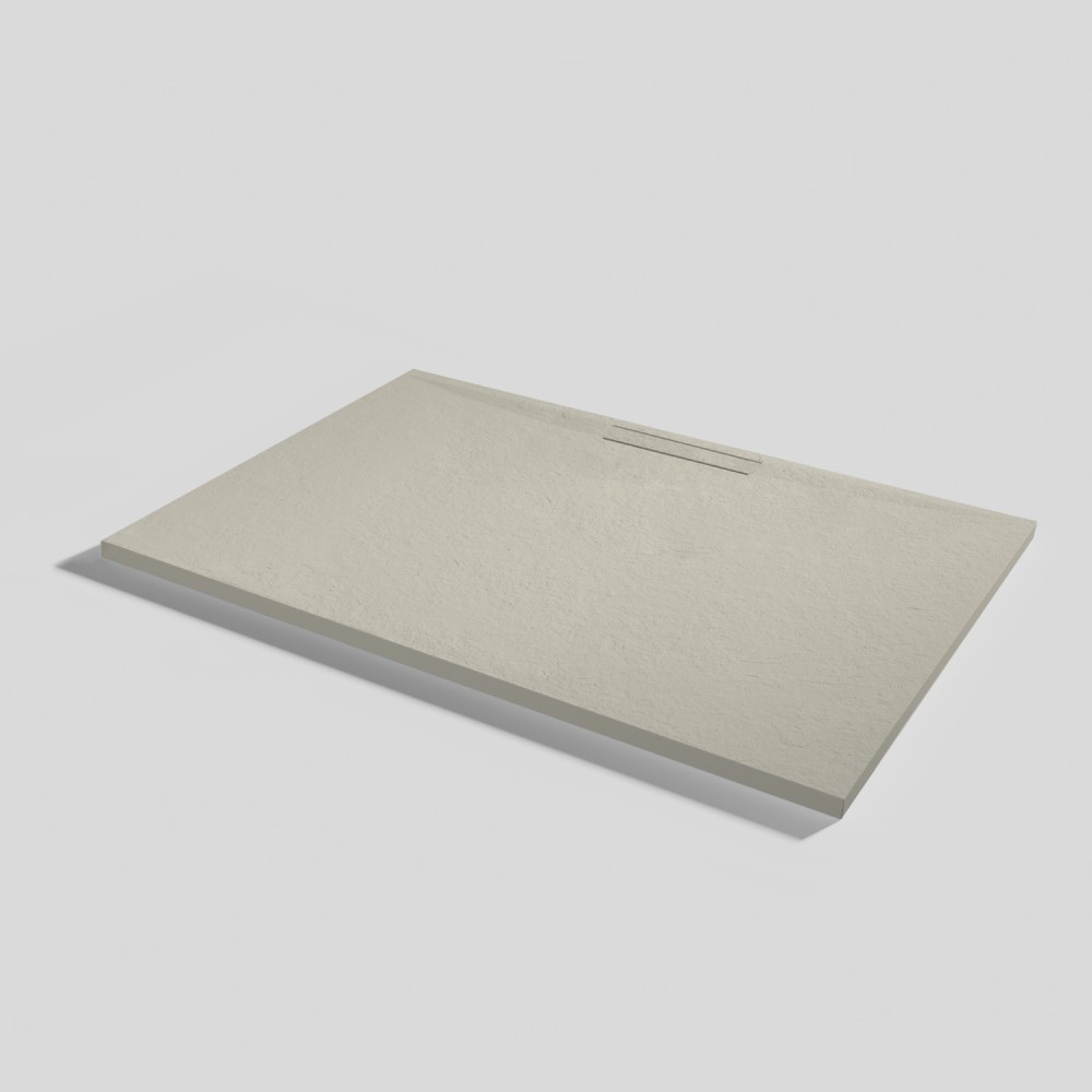 Duschwanne Kos Slate Crema Rechteckig 140x90
