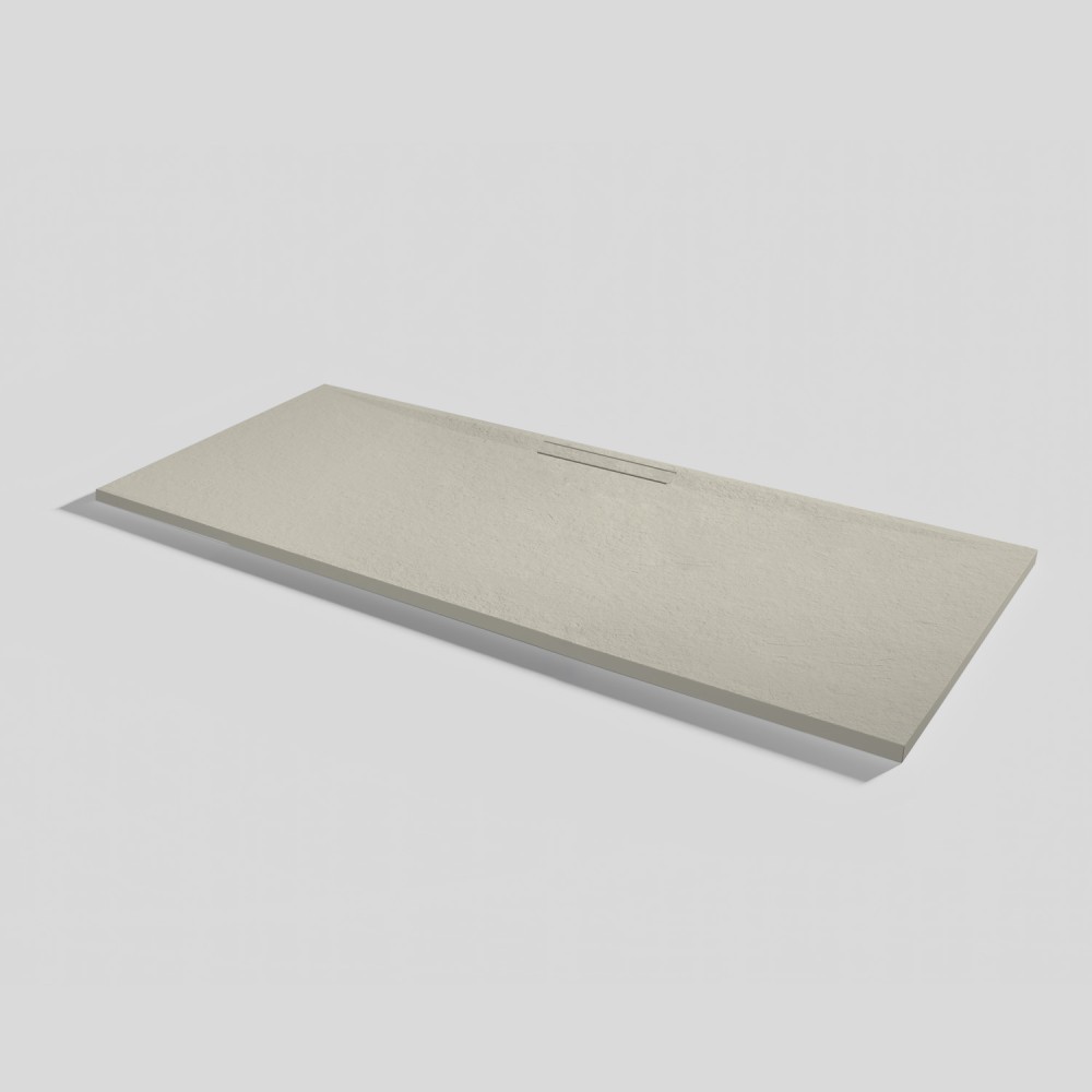 Shower tray Kos Slate Crema Rectangular 180x70