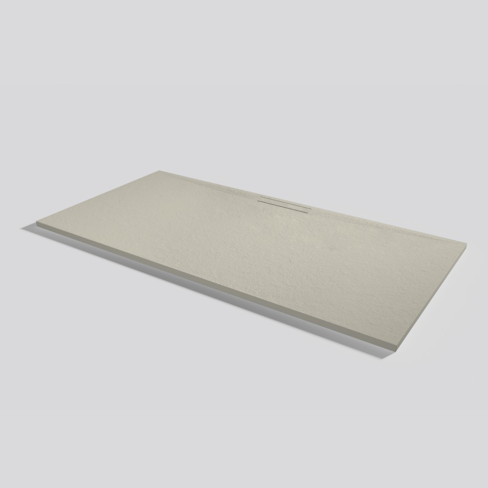 Shower tray Kos Slate Crema Rectangular 200x100
