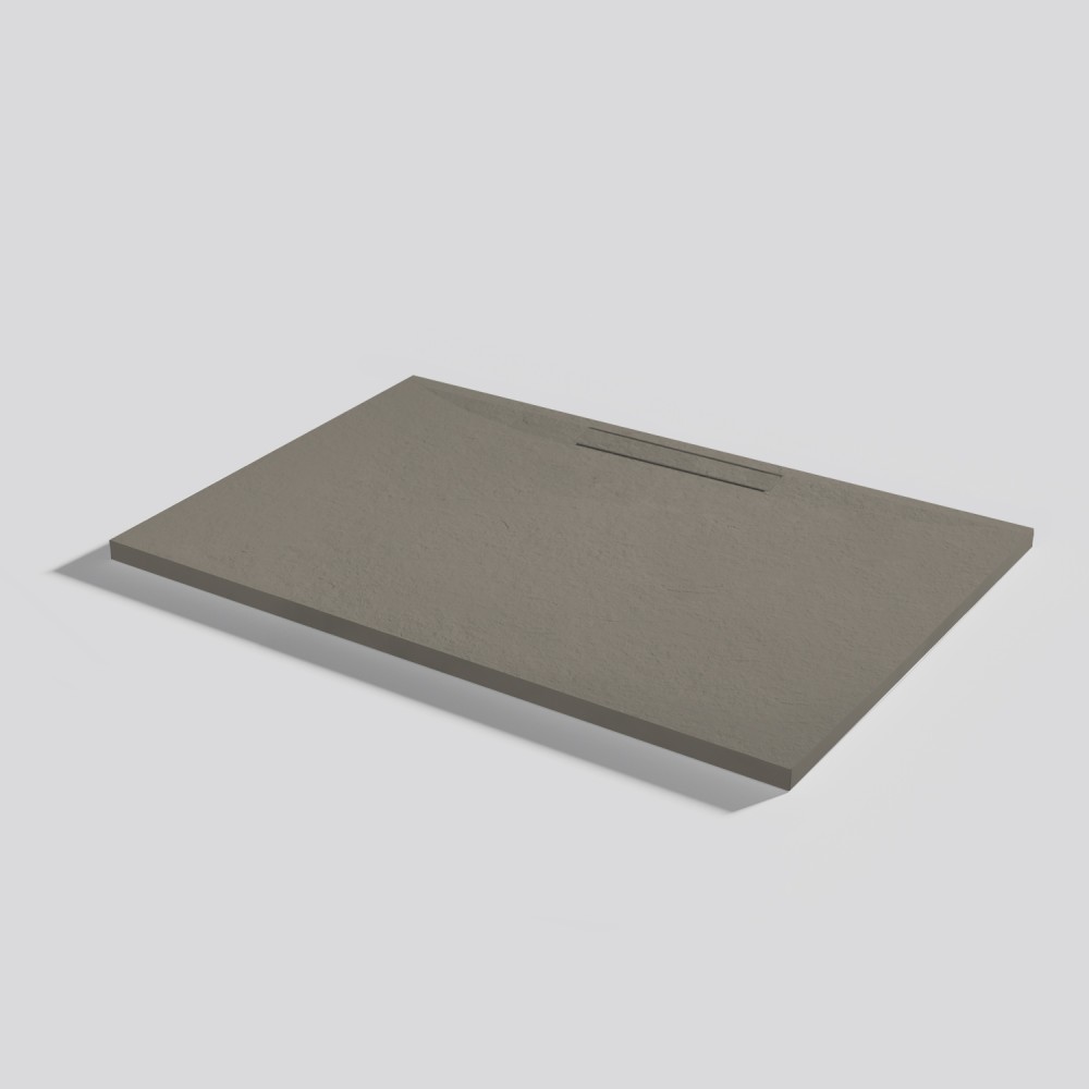 Shower tray Kos Slate Fango Rectangular 100x70