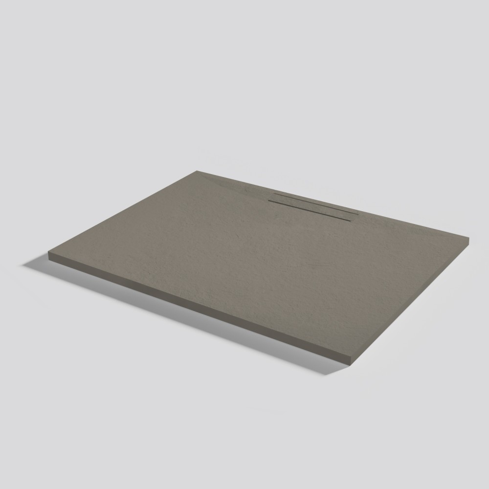 Shower tray Kos Slate Fango Rectangular 100x80
