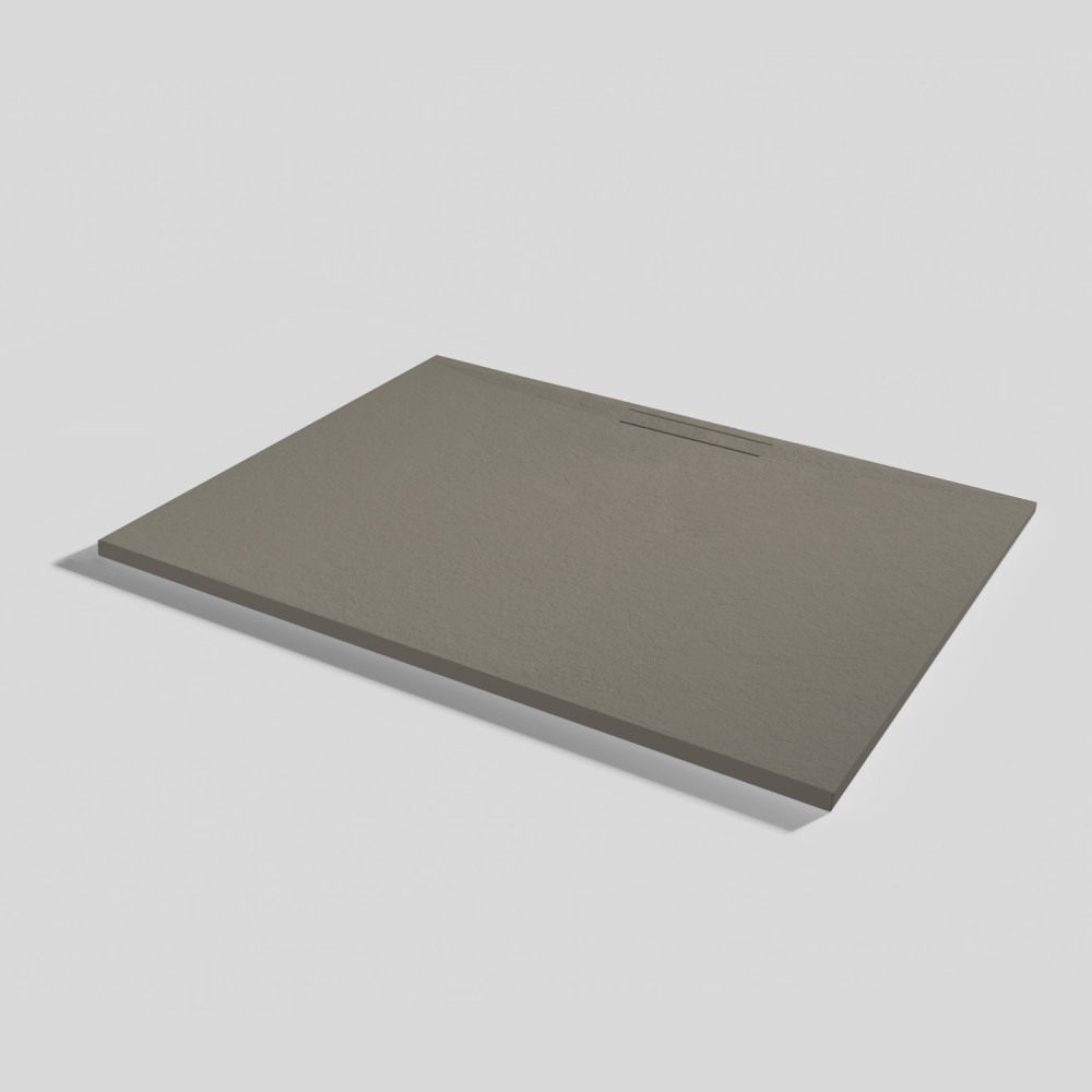 Piatto doccia Kos Slate Fango Rettangolare 140x100