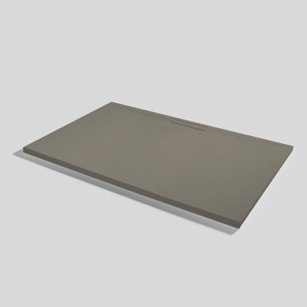 Piatto doccia Kos Slate Fango Rettangolare 160x100
