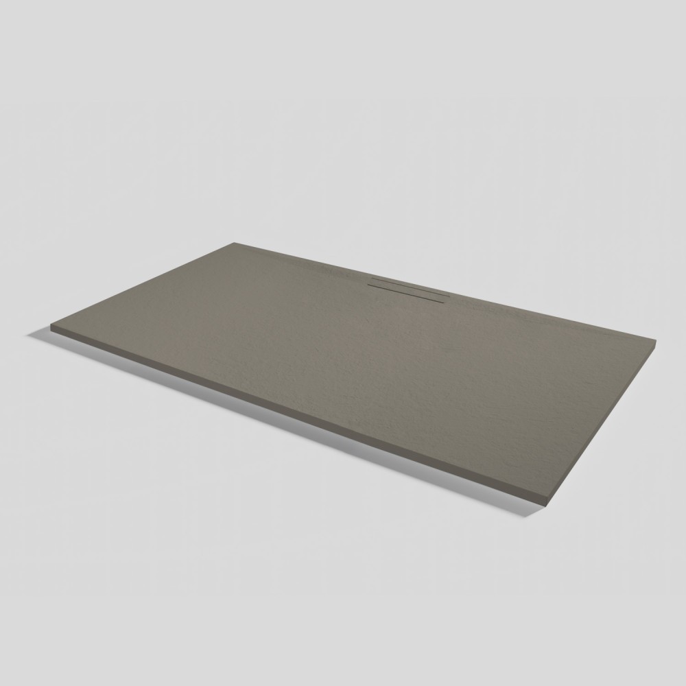 Piatto doccia Kos Slate Fango Rettangolare 180x100