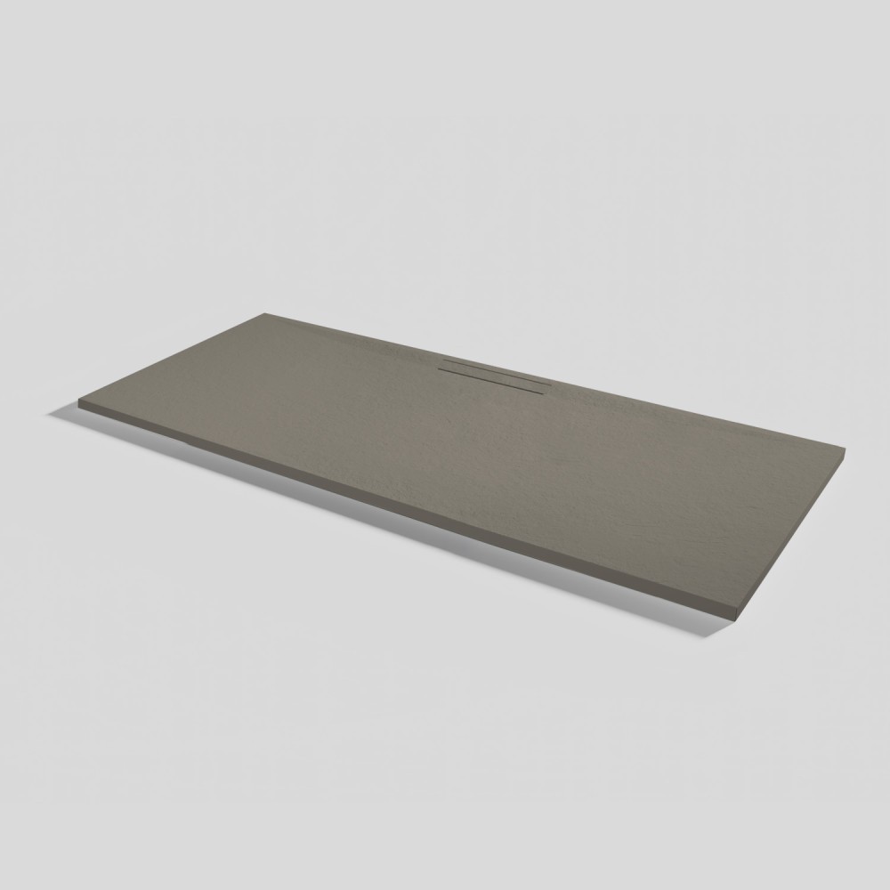 Piatto doccia Kos Slate Fango Rettangolare 180x70