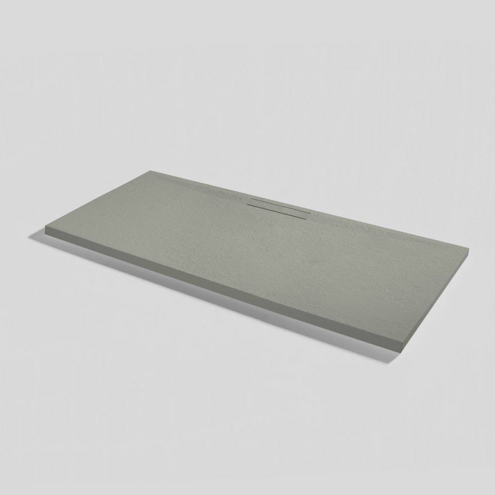 Shower tray Kos Slate Grey Rectangular 160x70