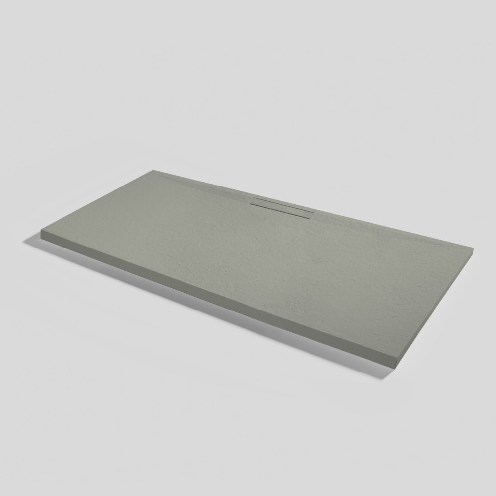 Duschwanne Kos Slate Grey Rechteckig 160x80