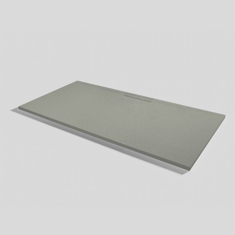 Duschwanne Kos Slate Grey Rechteckig 180x90