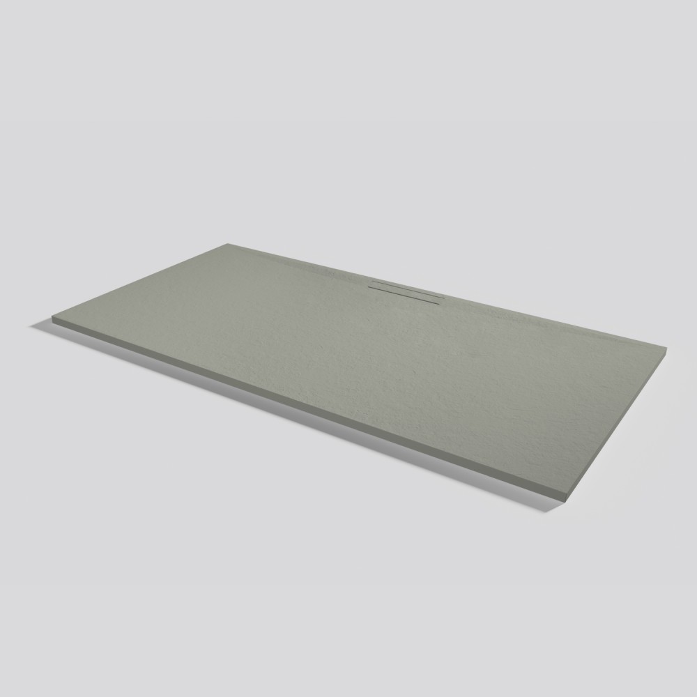 Shower tray Kos Slate Grey Rectangular 200x100