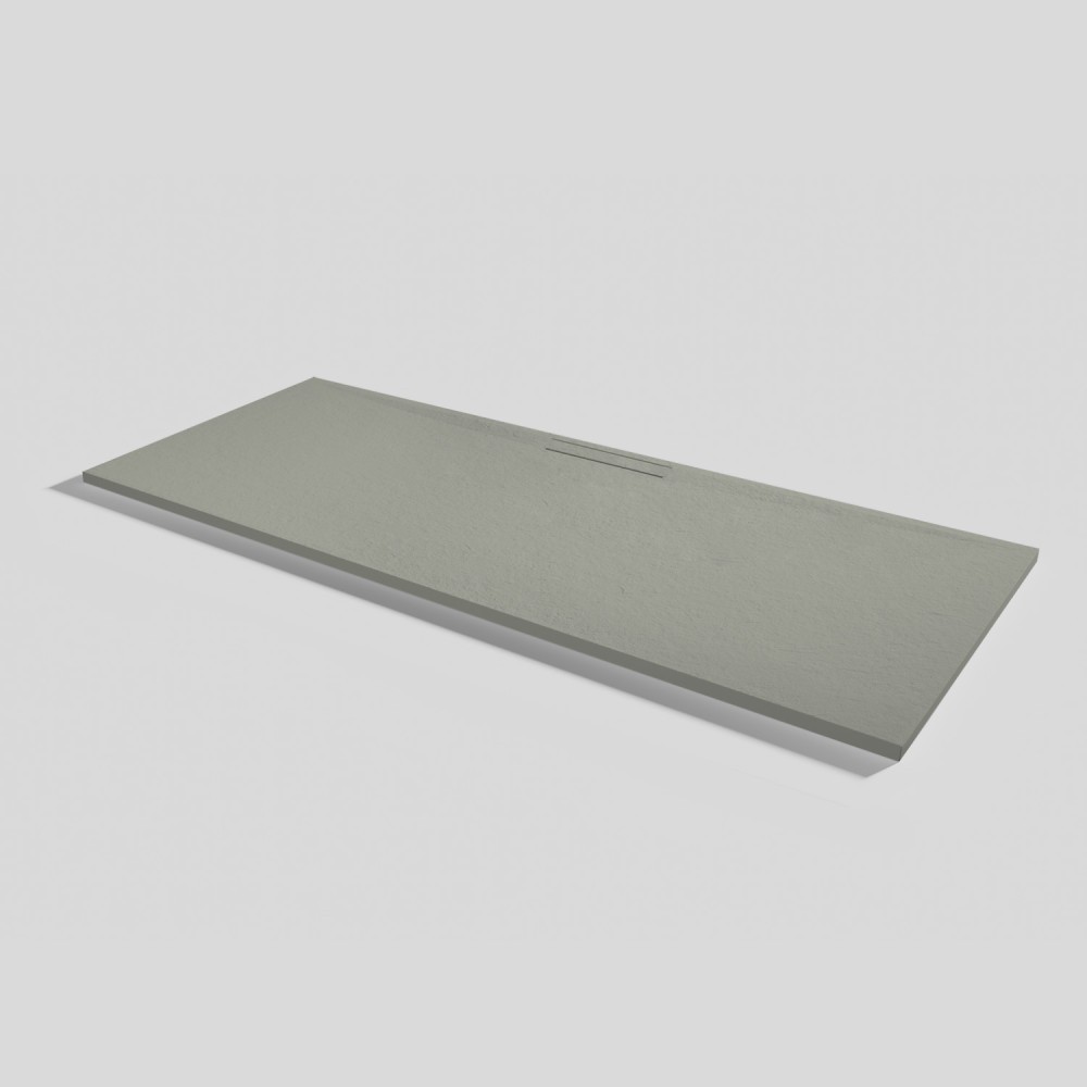 Duschwanne Kos Slate Grey Rechteckig 200x80