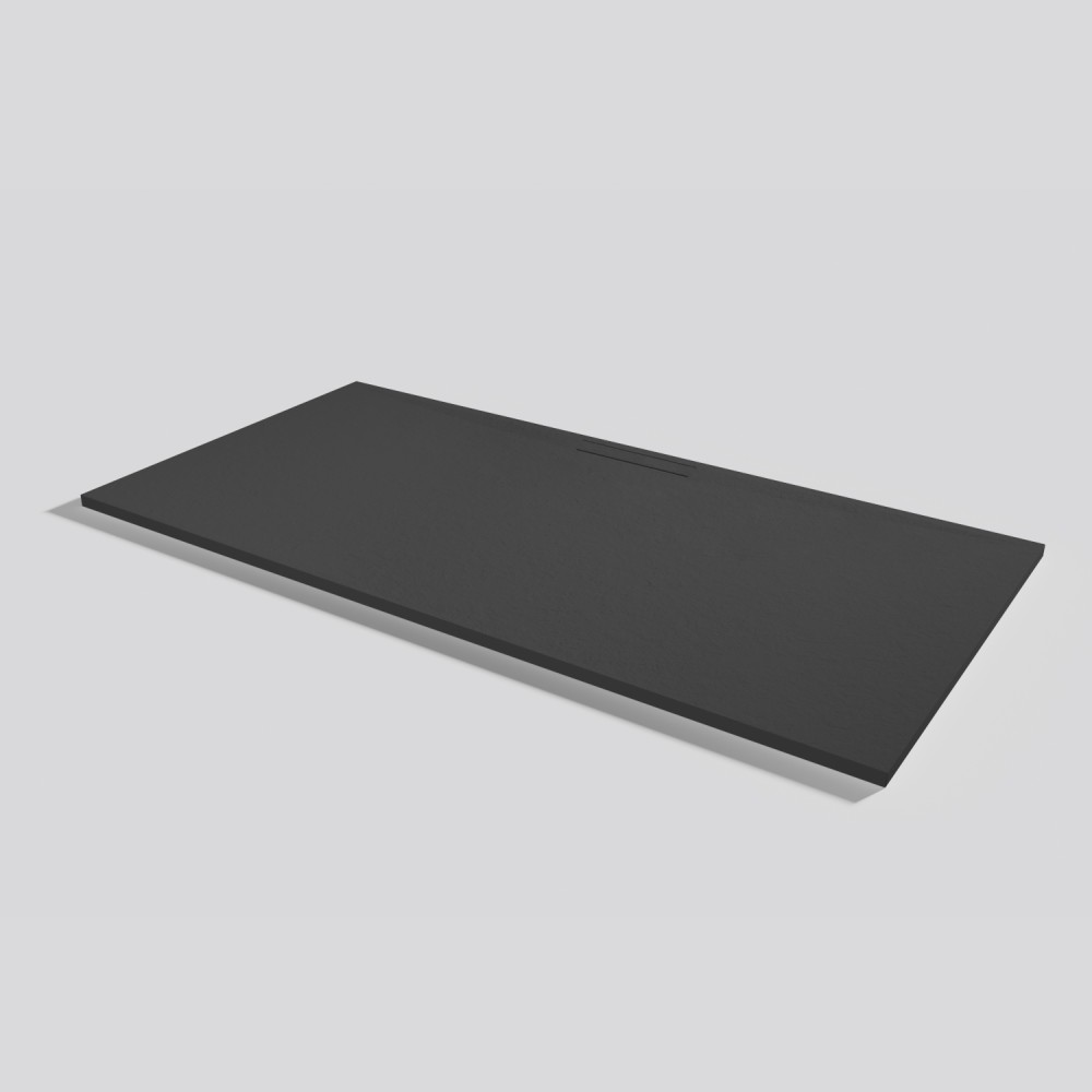 Shower tray Kos Slate Ink Rectangular 200x100