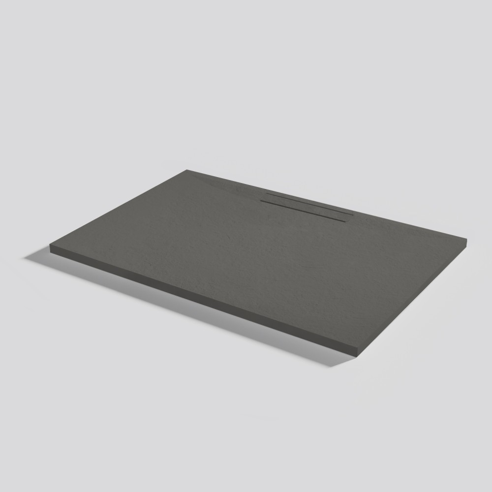 Shower tray Kos Slate Lava Rectangular 100x70