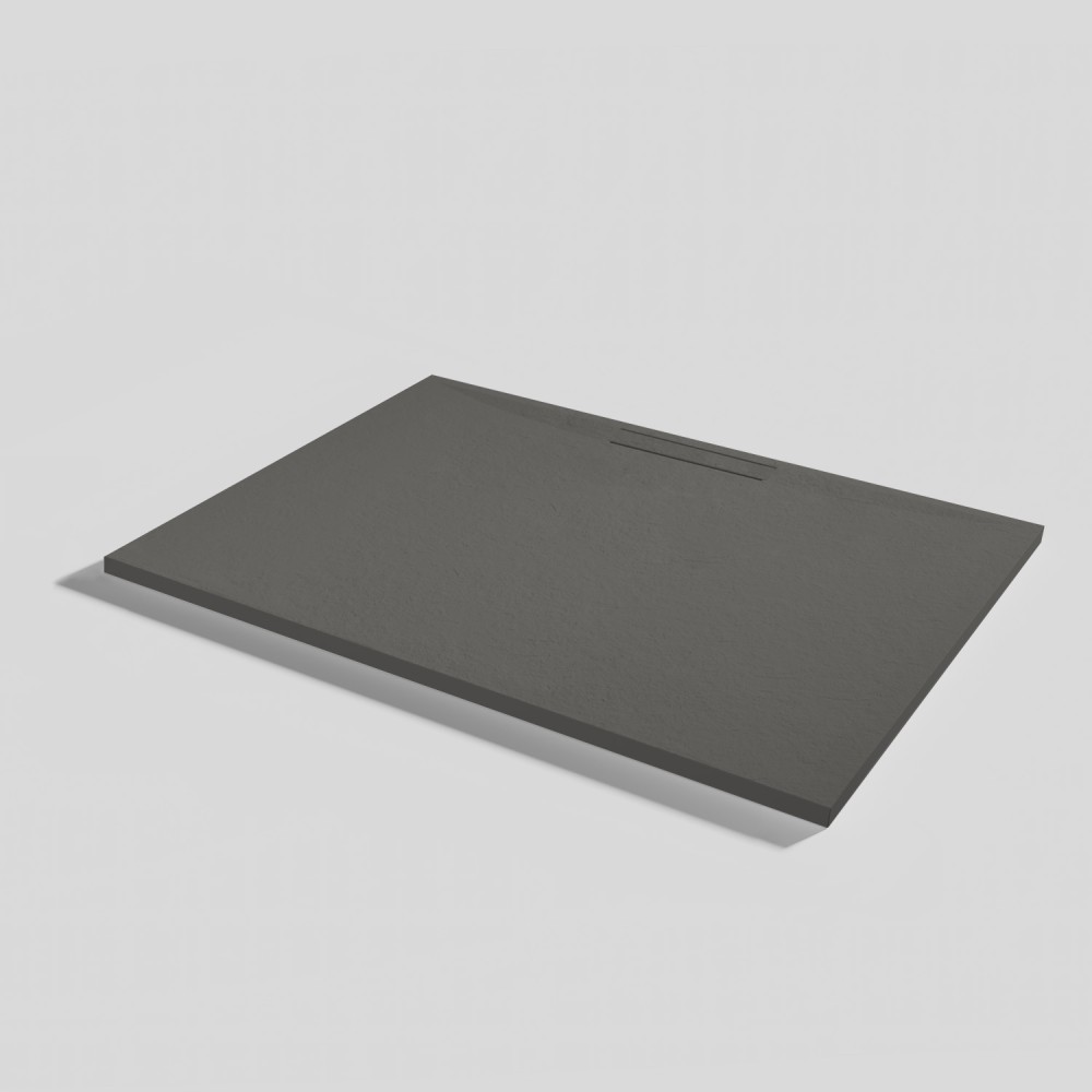 Plato de ducha Kos Slate Lava Rectangular 120x90