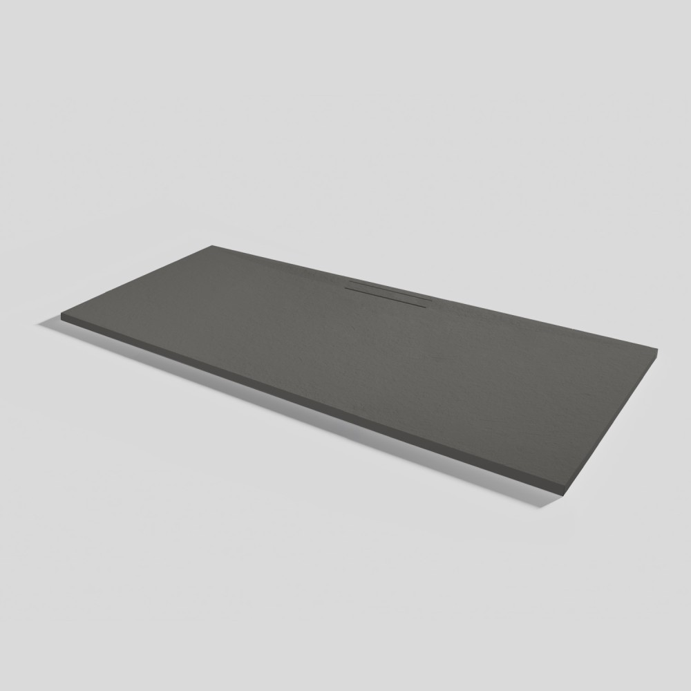 Duschwanne Kos Slate Lava Rechteckig 180x80