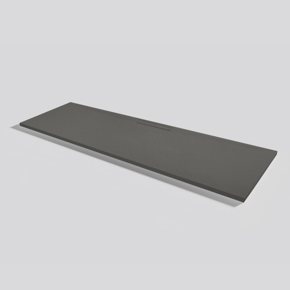 Duschwanne Kos Slate Lava Rechteckig 200x70
