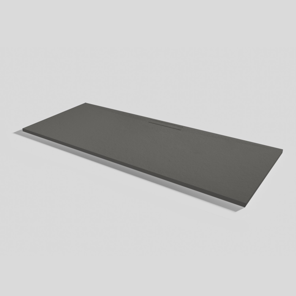Duschwanne Kos Slate Lava Rechteckig 200x80