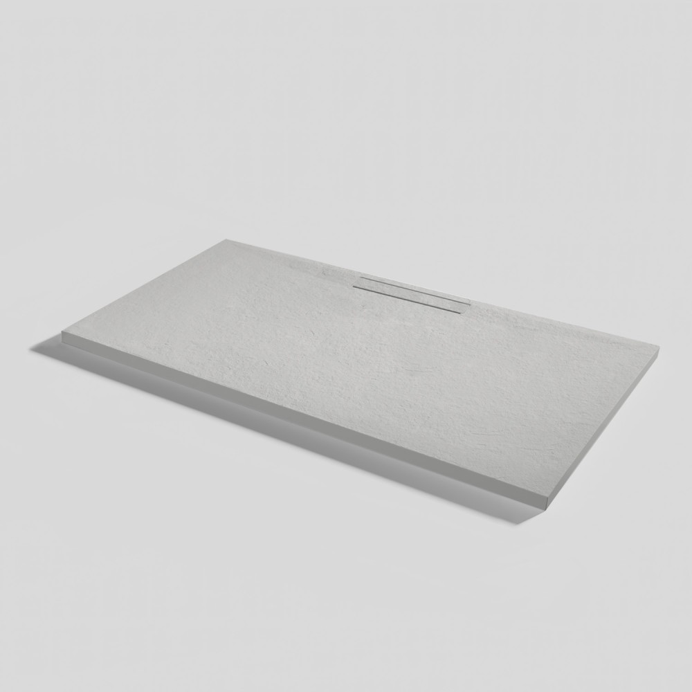 Plato de ducha Kos Slate Marfil Rectangular 120x70