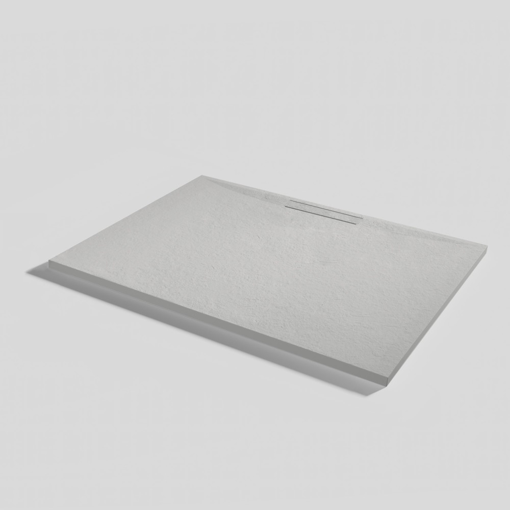 Plato de ducha Kos Slate Marfil Rectangular 120x90