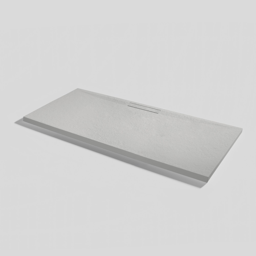 Plato de ducha Kos Slate Marfil Rectangular 160x70