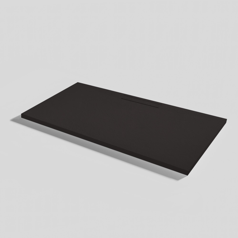 Plato de ducha Kos Slate Moka Rectangular 120x70