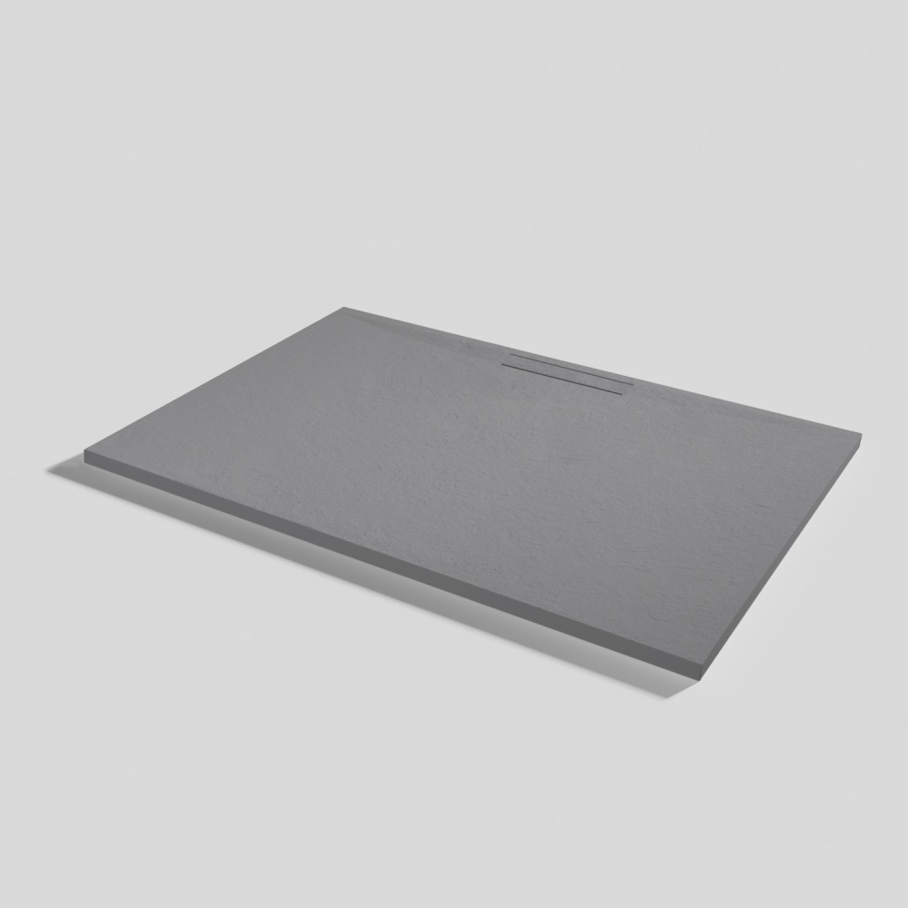 Duschwanne Kos Slate Platinum Rechteckig 140x90
