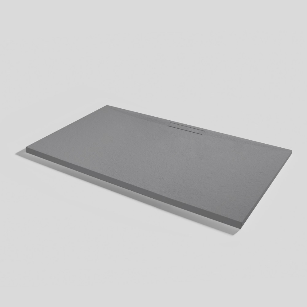 Piatto doccia Kos Slate Platinum Rettangolare 160x90