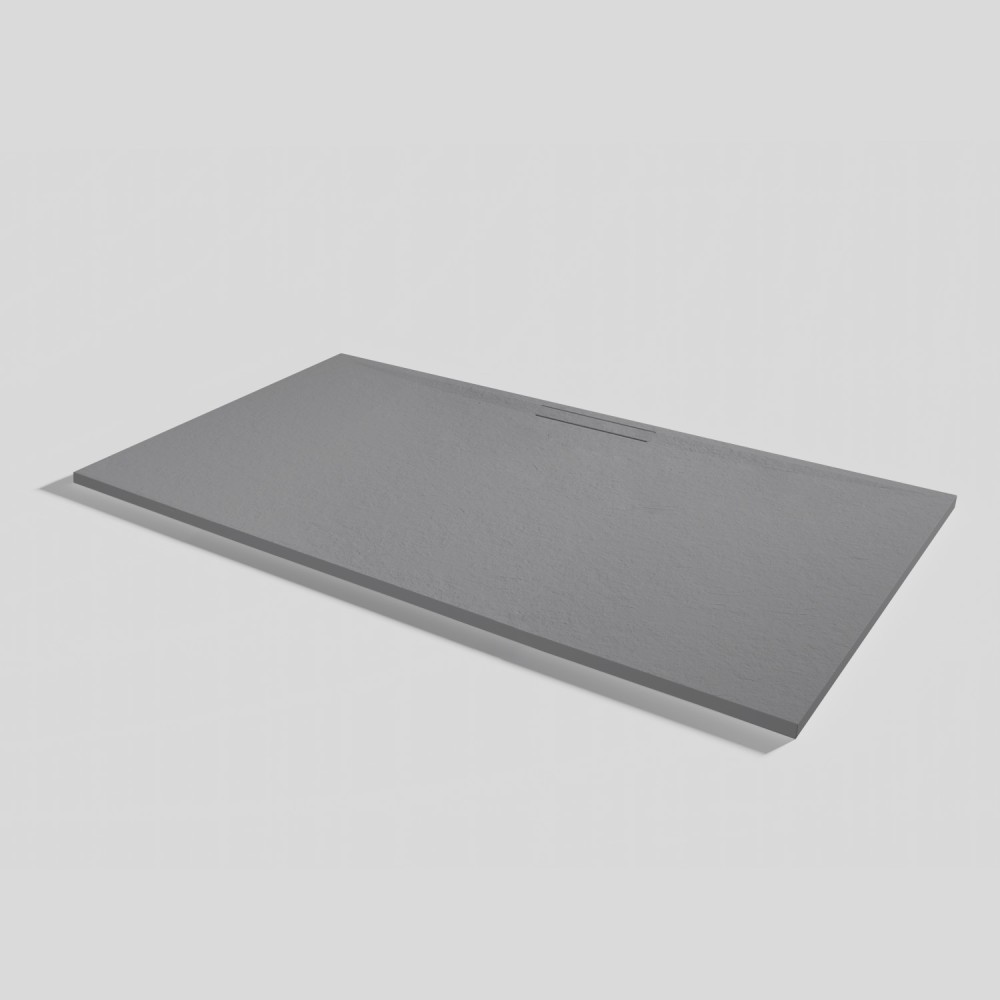 Piatto doccia Kos Slate Platinum Rettangolare 180x100