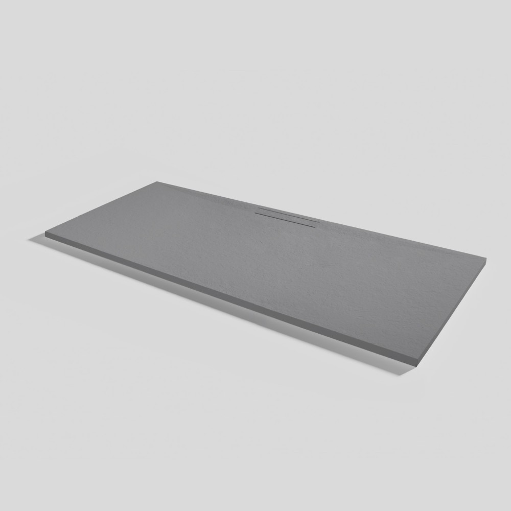 Piatto doccia Kos Slate Platinum Rettangolare 180x80