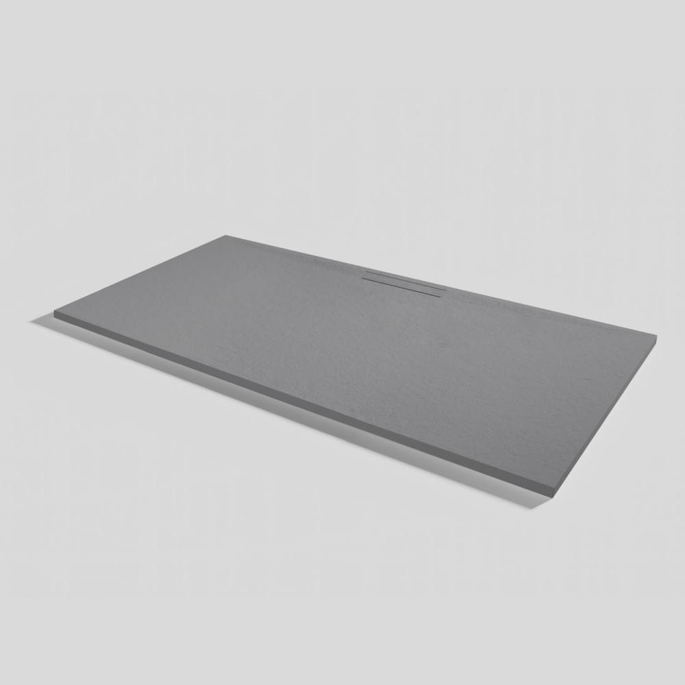 Duschwanne Kos Slate Platinum Rechteckig 180x90