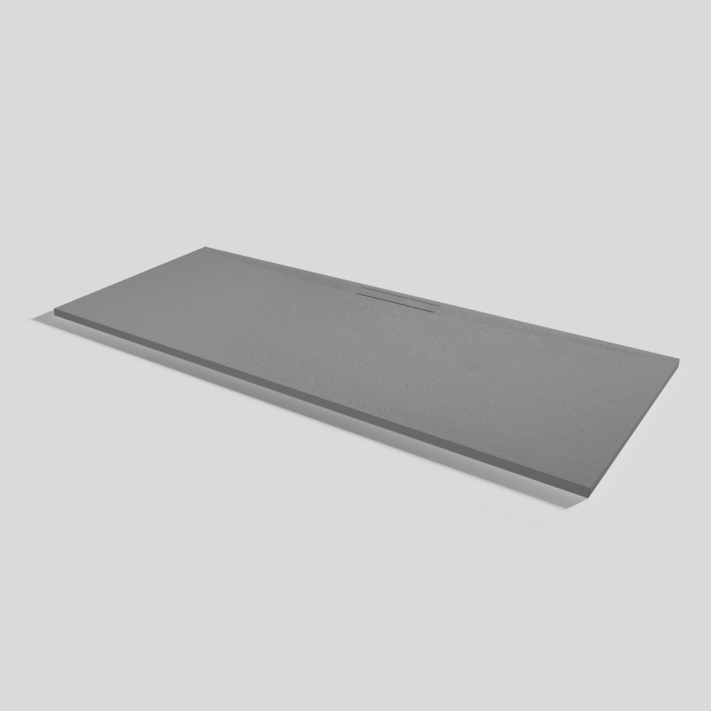 Duschwanne Kos Slate Platinum Rechteckig 200x80