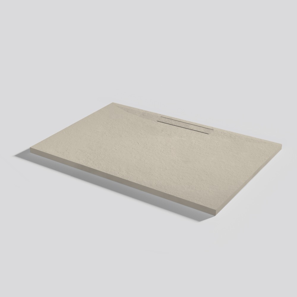 Shower tray Kos Slate Sand Rectangular 100x70