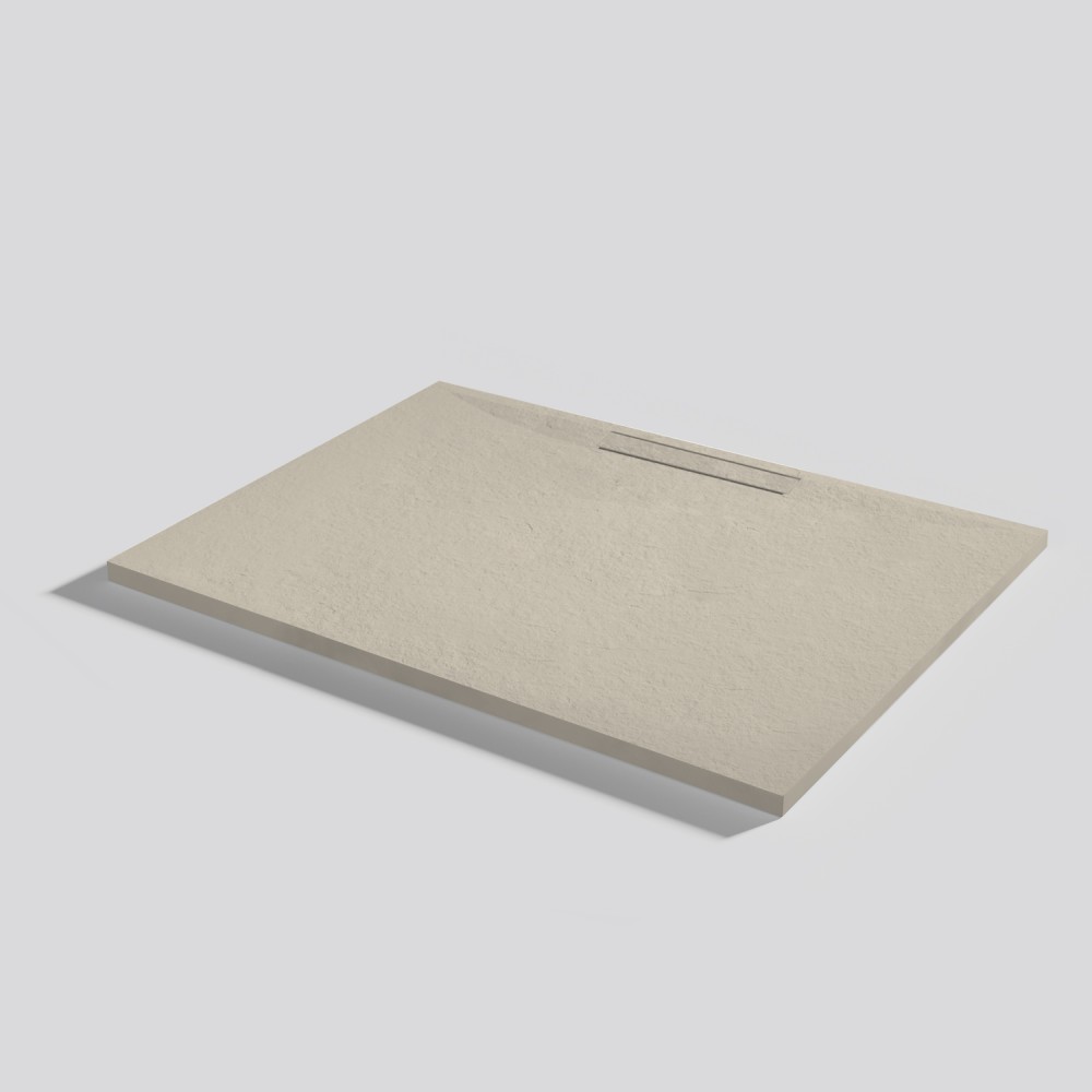 Shower tray Kos Slate Sand Rectangular 100x80