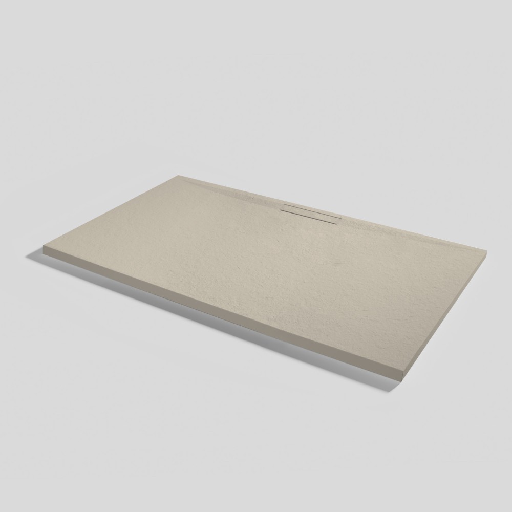 Piatto doccia Kos Slate Sand Rettangolare 160x90