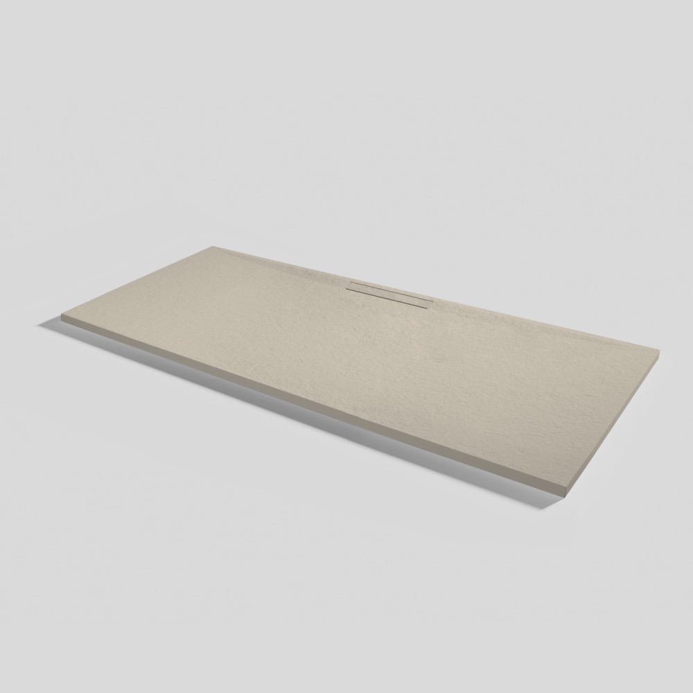 Shower tray Kos Slate Sand Rectangular 180x80