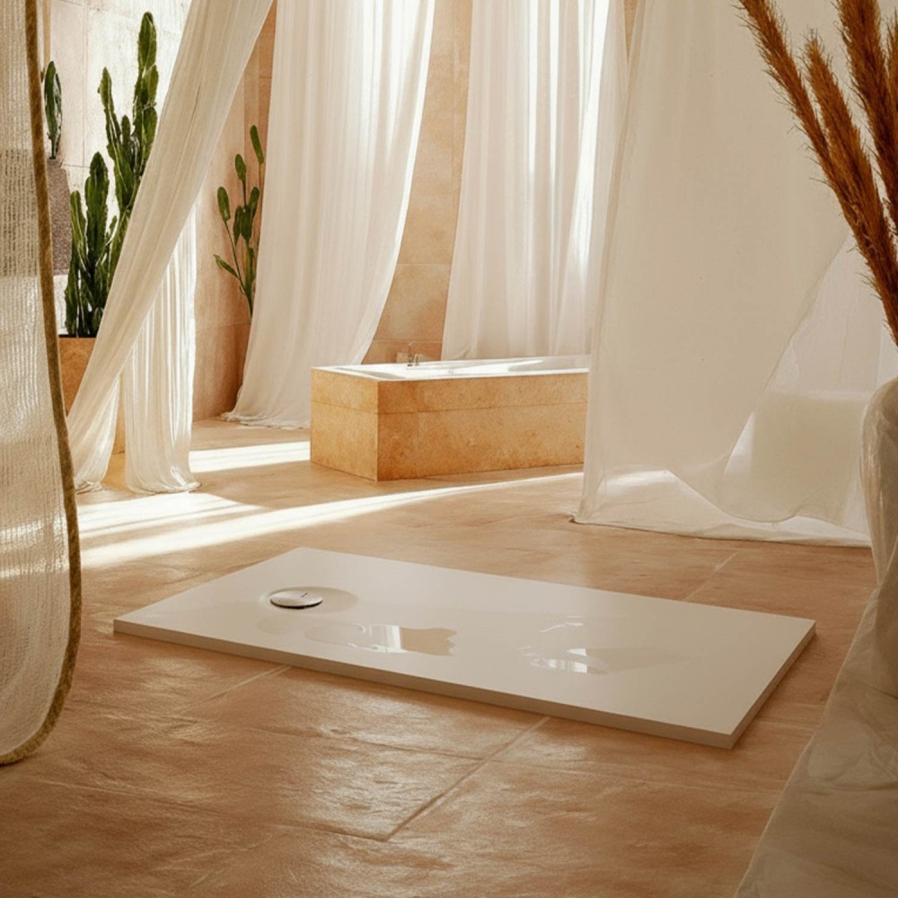 Plato de ducha Livo Slate Sand prostokątny 200x80