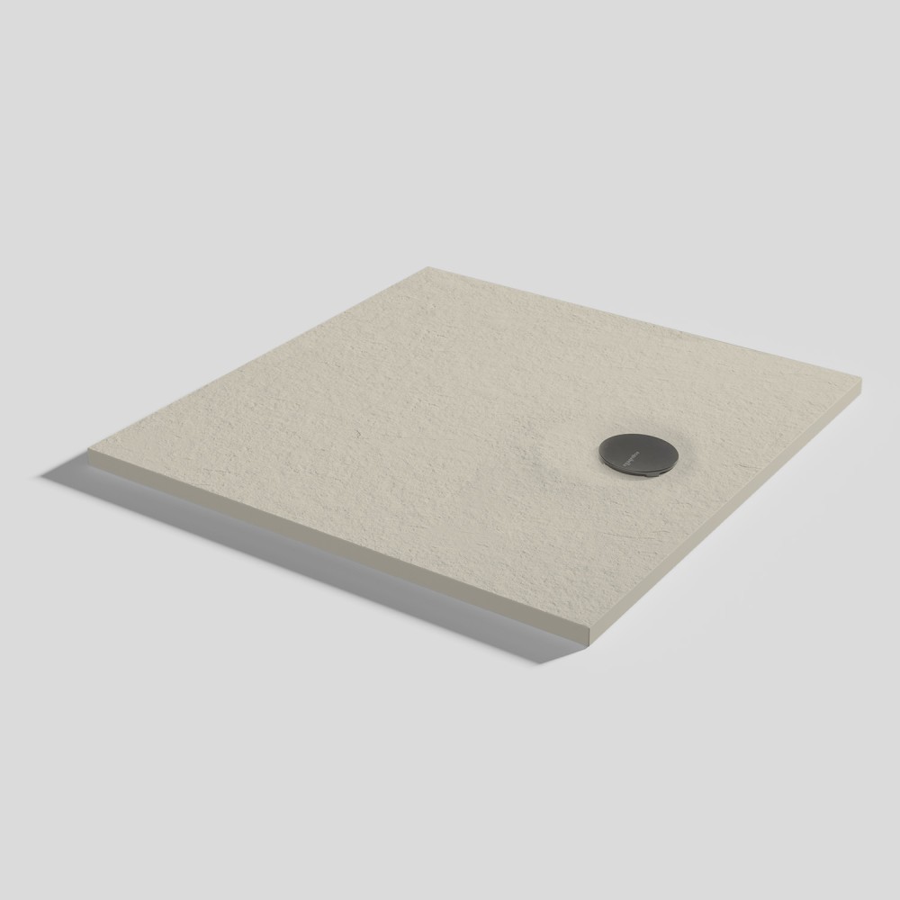 Plato de ducha Livo Slate Crema kwadrat 100x100