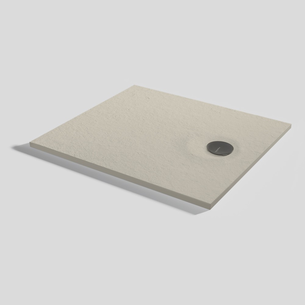 Plato de ducha Livo Slate Crema prostokątny 100x90