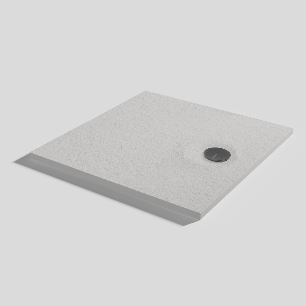 Plato de ducha Livo Slate Marfil kwadrat 100x100