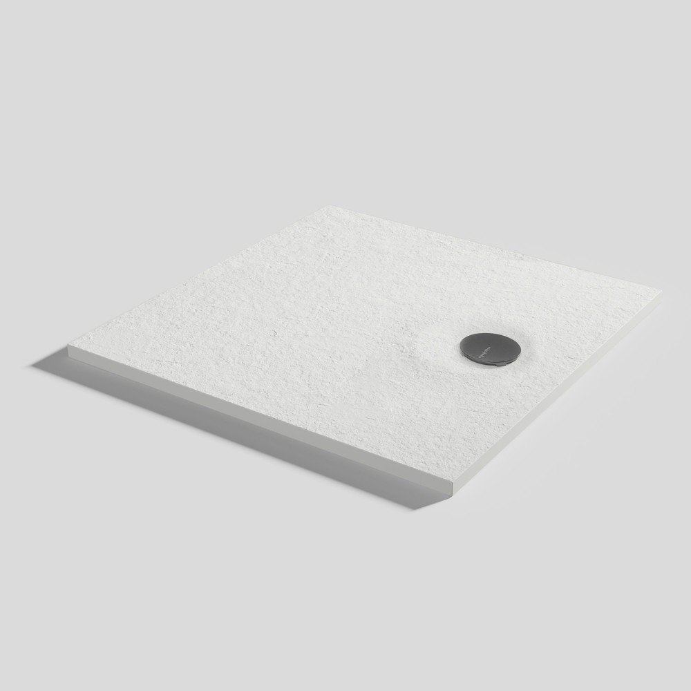Plato de ducha Livo Slate Negro kwadrat 100x100