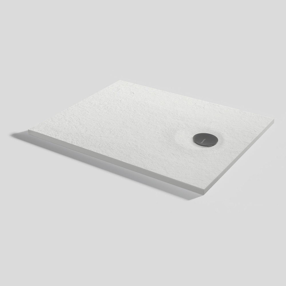 Plato de ducha Livo Slate Negro prostokątny 100x80